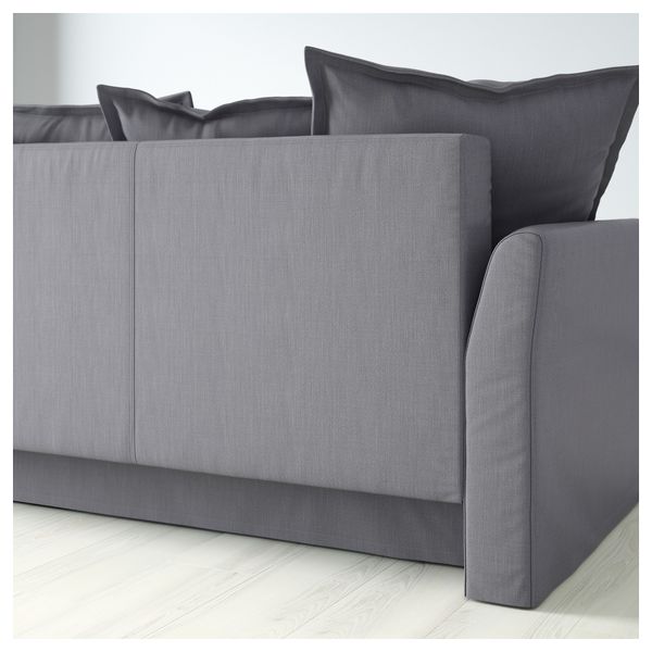 Диван-кровать 3-местный ХОЛЬМСУНД, Нордвалла классический серый - фото 6
