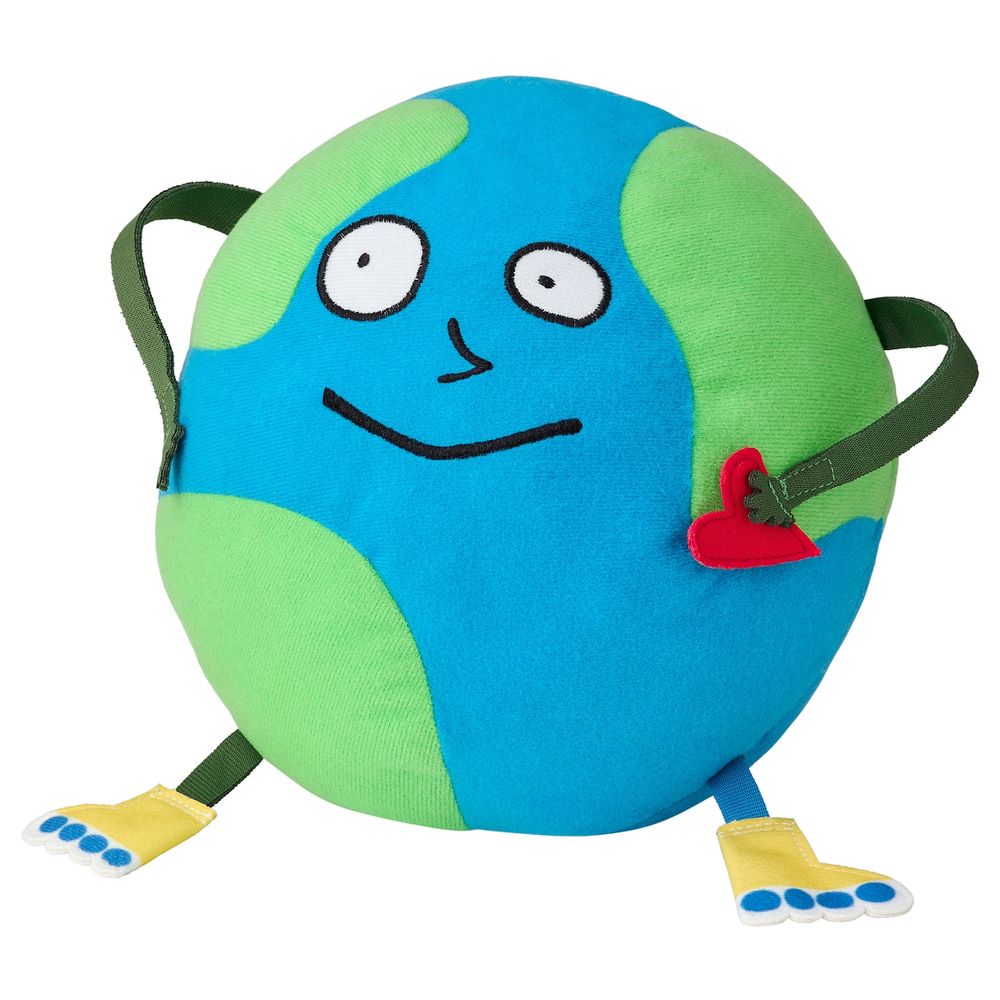 Мягкая игрушка, глобус-человечек IKEA SAGOSKATT САГОСКАТТ 804.916.45 - фото 1