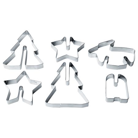 Формочки для печенья, 6шт ВИНТЕР 2015, нержавеющ сталь