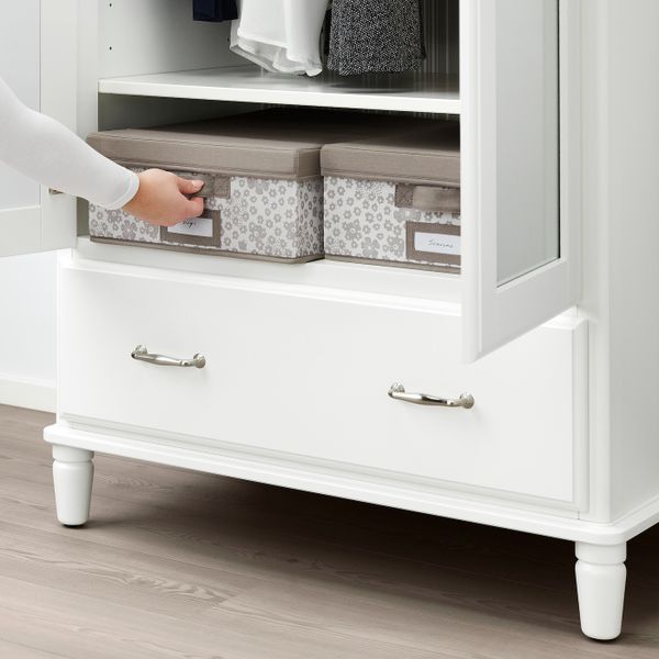 Коробка с крышкой, бежевый 35x50x15 см IKEA STORSTABBE СТОРСТАББЕ 103.983.49 - фото 3