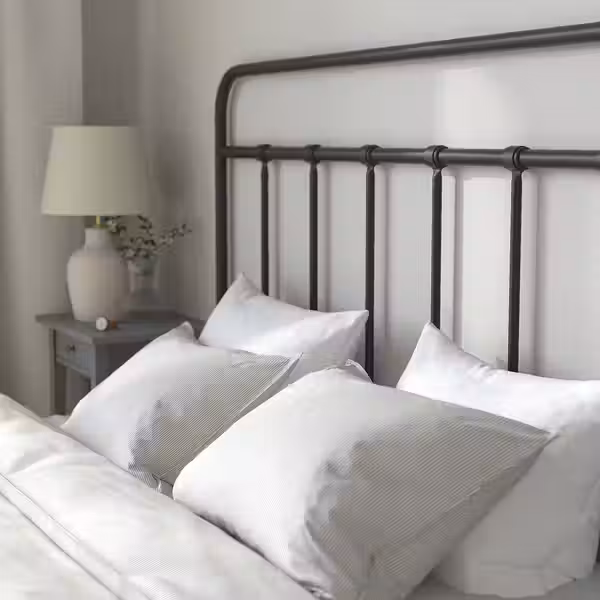 STJÄRNÖ СТЭРНЁ Каркас кровати - антрацит/Luröy 140x200 см - фото 5