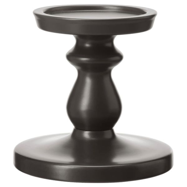 Подсвечник для формовой свечи, серый 13 см IKEA ERSÄTTA ЭРСЕТТА 303.804.47 - фото 1