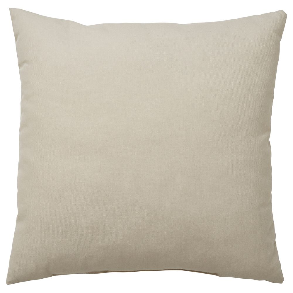 Подушка, бежевый 50x50 см IKEA VALBJÖRG ВАЛЬБЬЁРГ 204.008.89 - фото 1