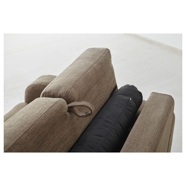 Диван-кровать 2-местный ИНГЕЛЬСТАД, Хенста светло-коричневый - фото 3