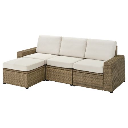 3-местный модульный диван, садовый, 223x144x88 cm IKEA SOLLERÖN СОЛЛЕРОН 192.526.82