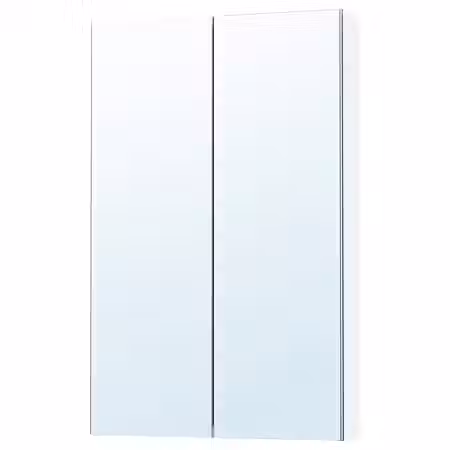 LETTAN Зеркальный шкаф с дверцами - зеркальный эффект/зеркальное стекло 60x15x95 см