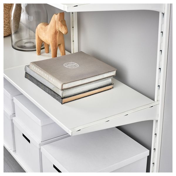 Настенная шина, полки АЛЬГОТ, белый (154x40x196 см) - фото 3