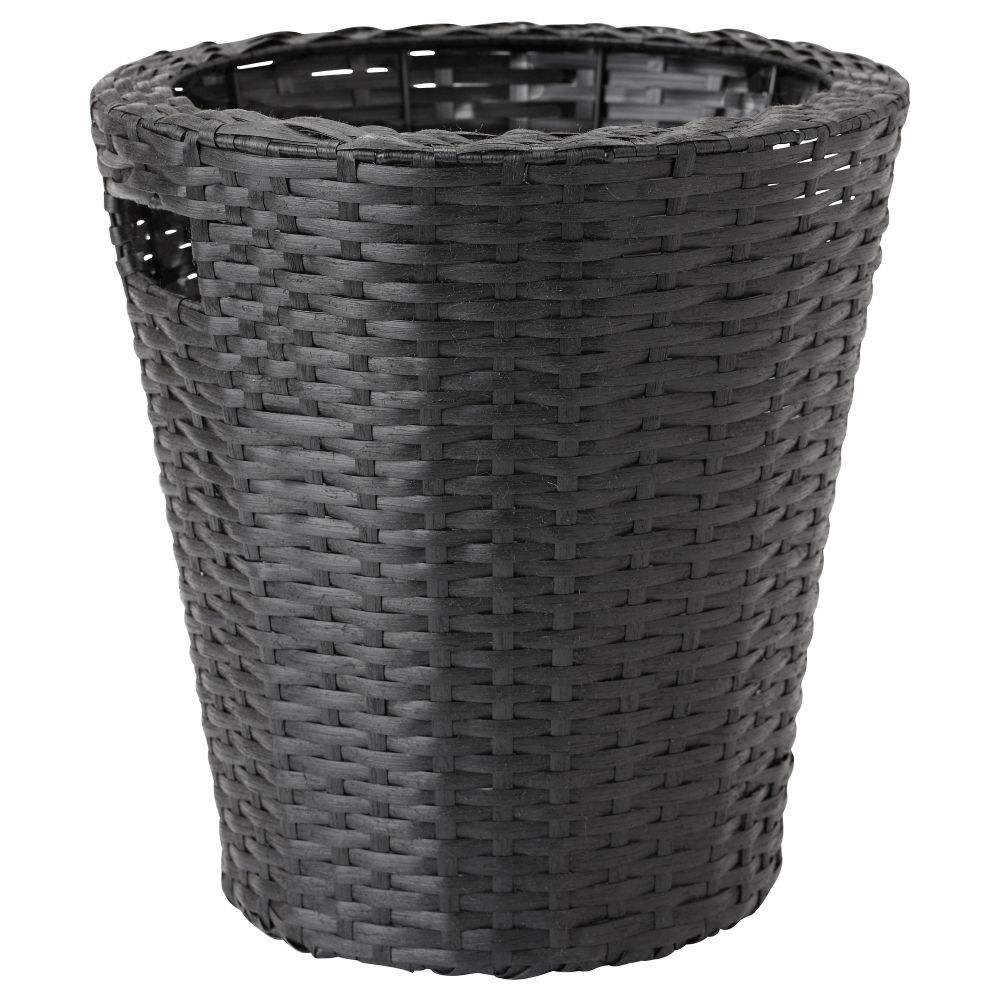 Кашпо КОКБАНЭН, д/дома/улицы, черный - схема-чертеж с размерами