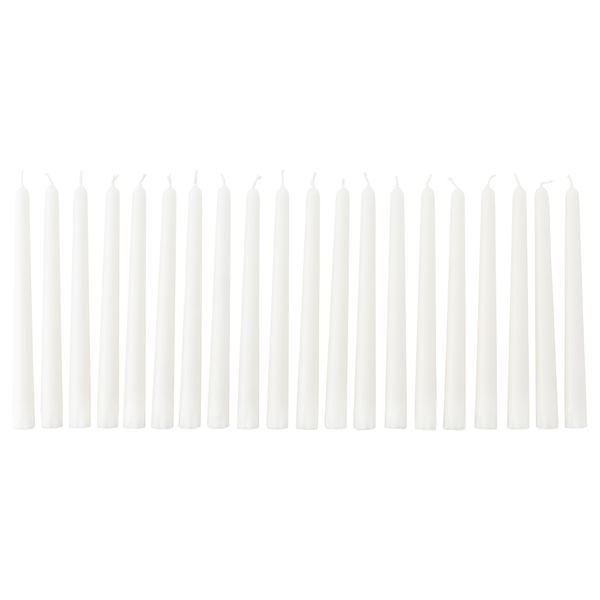 Неароматическая свеча ВИНТЕР 2015, белый (23 см) - схема-чертеж с размерами