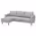 SALTSJÖBADEN САЛТСЁБАДЕН 3-местный диван с козеткой - Tonerud серый