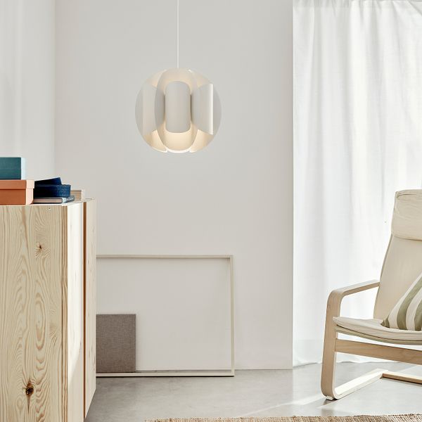 Подвесной светильник, 38 см, белый IKEA HEMMAHOS ХЕММАХОС, TRUBBNATE ТРЮББНАТЕ 994.191.31 - фото 7