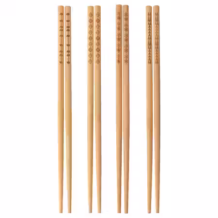 TREBENT Палочки д/еды, 4 пары - бамбук