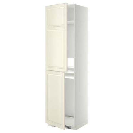 METOD Высок шкаф д холодильн/мороз - белый/Bodbyn белый с оттенком 60x60x220 см