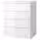 MALM Комод с 4 ящиками - глянцевый белый 80x100 см