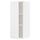 Навесной шкаф с полками, белый Enköping, белый под дерево, 40x100 см IKEA METOD МЕТОД 394.734.61
