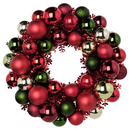 Украшение, венок, красный/золотой 38 см IKEA VINTER 2021 ВИНТЕР 2021 904.989.72