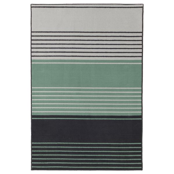 Ковер, короткий ворс, серый/разноцветный 120x180 см IKEA LUSTRUP ЛУСТРУП 103.914.75 - фото 1