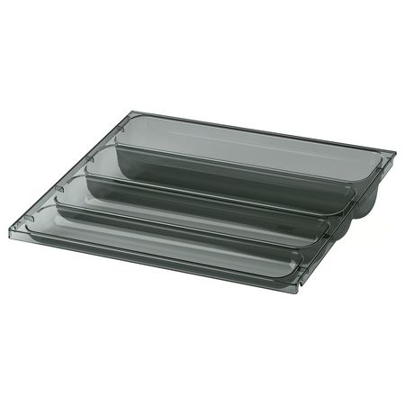 VISSLAÅN Подвесной поднос - серый 36x31 см