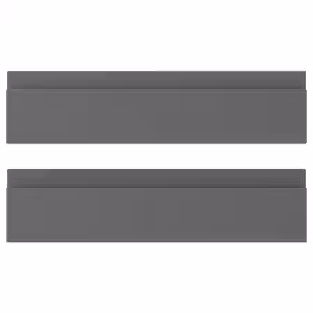 VOXTORP Фронтальная панель ящика - темно-серый 40x10 см