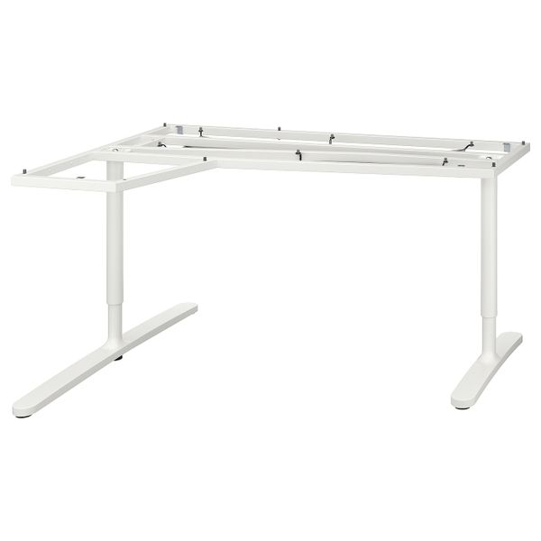 Подстолье для угловой столешницы, белый 160x110 см IKEA BEKANT БЕКАНТ 603.844.63 - фото 1