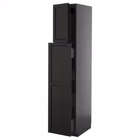 METOD / KNIVSHULT Высокий шкаф/выдвижн секция/1дв/4ящ