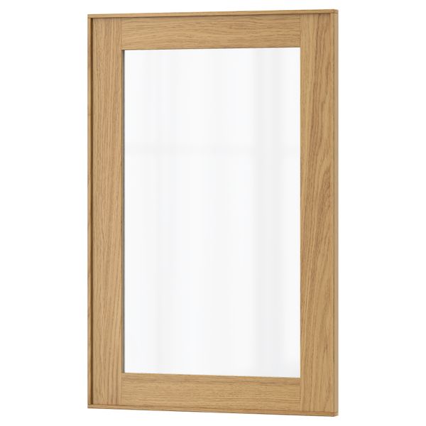 Стеклянная дверь ЭКЕСТАД, дуб - фото 1