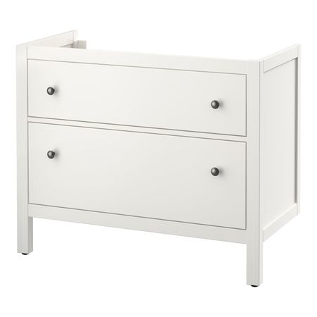 Шкаф для раковины с 2 ящ, белый 100x47x83 см IKEA HEMNES ХЕМНЭС 703.690.18
