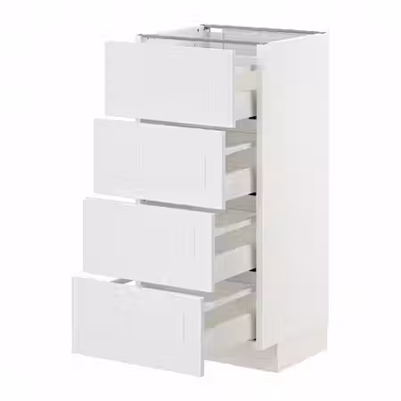 METOD / MAXIMERA Напольный шкаф 4 фасада/4 ящика
