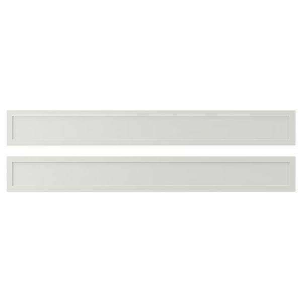 ASPUDDEN Фронтальная панель ящика - светло-серый 80x10 см - фото 1