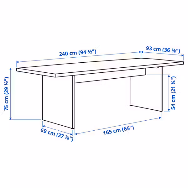 BERGSHYTTAN БЕРГСХЮТТАН / BERGSHYTTAN БЕРГСХЮТТАН Стол и 2 скамейки - фото 7