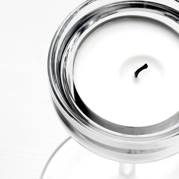 Набор подсвечников, 3штуки, прозрачное стекло IKEA БЛОМСТЭР 404.079.36 - схема-чертеж с размерами