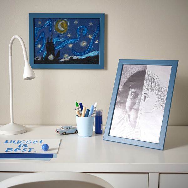 FISKBO Рама - серо-синий темный 21x30 см - фото 2