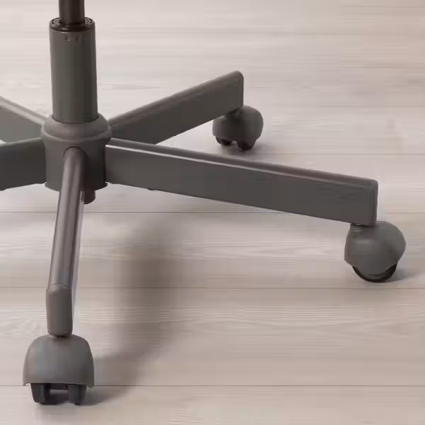 ALEFJÄLL Рабочий стул - Glose чёрный - схема-чертеж с размерами