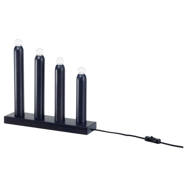 Светодиодный канделябр, 4 лампы СТРОЛА, черный - фото 2