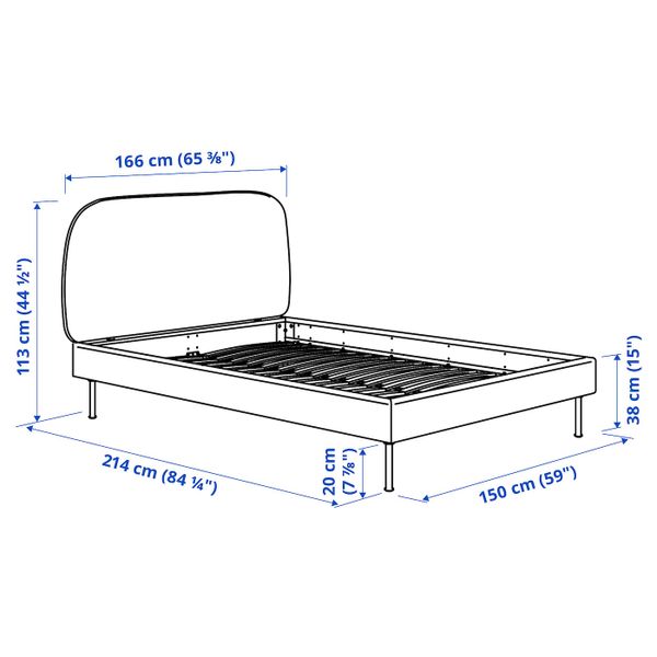 IKEA, дополнительный ракурс - схема-чертеж с размерами