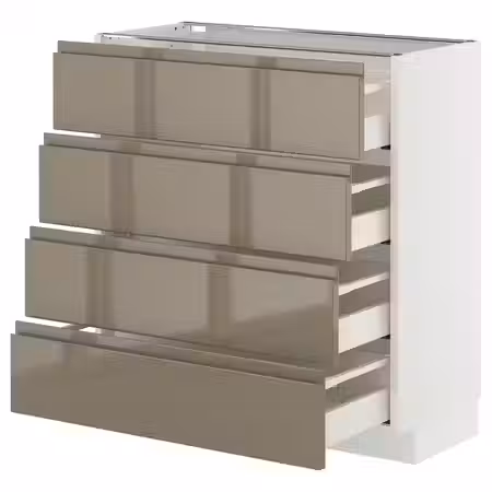 METOD / MAXIMERA Напольный шкаф 4 фасада/4 ящика