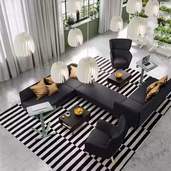 MITTZON МИТТЗОН Стол для ноутбука, на колесиках - зеленый 66x50 см - фото 5