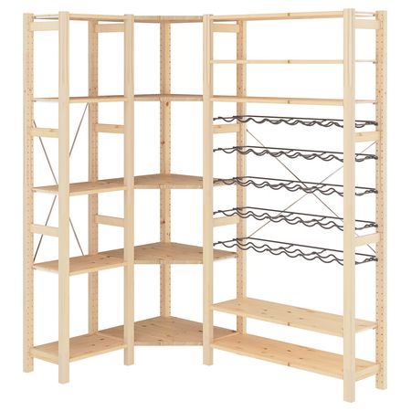 IVAR 3 секции/угловой - сосна/сосна 103/144x30x179 см