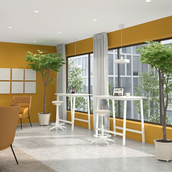 MITTZON Конференц-стол - белый 120x68x105 см - фото 2