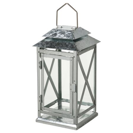 Фонарь для формов свечи, для дома, улицы, оцинковка, 29 см IKEA BEFÄSTA БЕФЭСТА 504.968.33