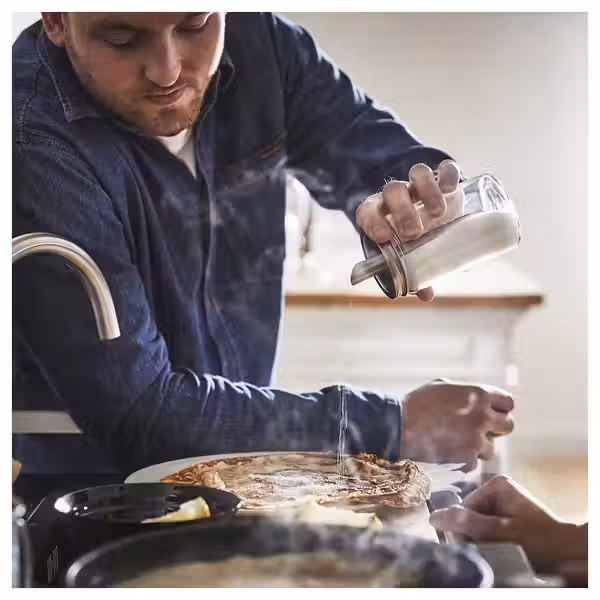 CITRONHAJ ЦИТРОНХЭЙ Дозатор сахара - прозрачное стекло/нержавеющ сталь 15 см - фото 2