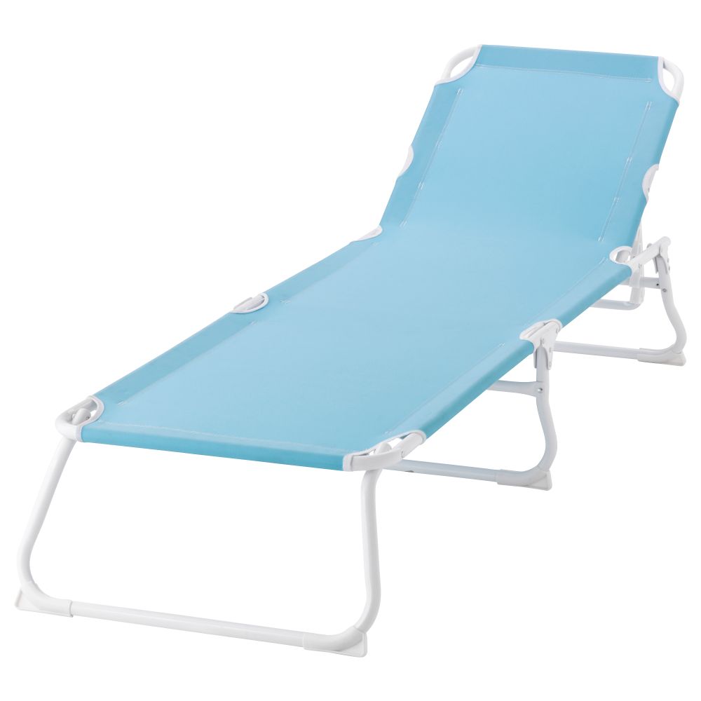 Шезлонг ХОМЭ, голубой - фото 1