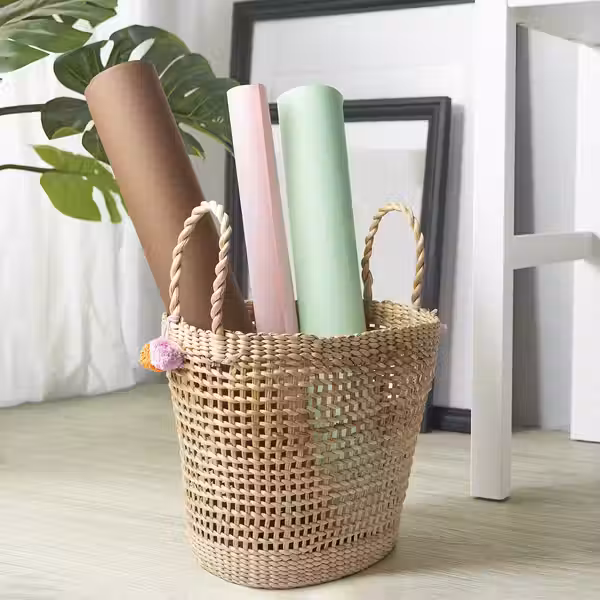 MÄVINN МЭВИНН Корзина - волокно банана ручная работа 28x25x33 см - фото 4