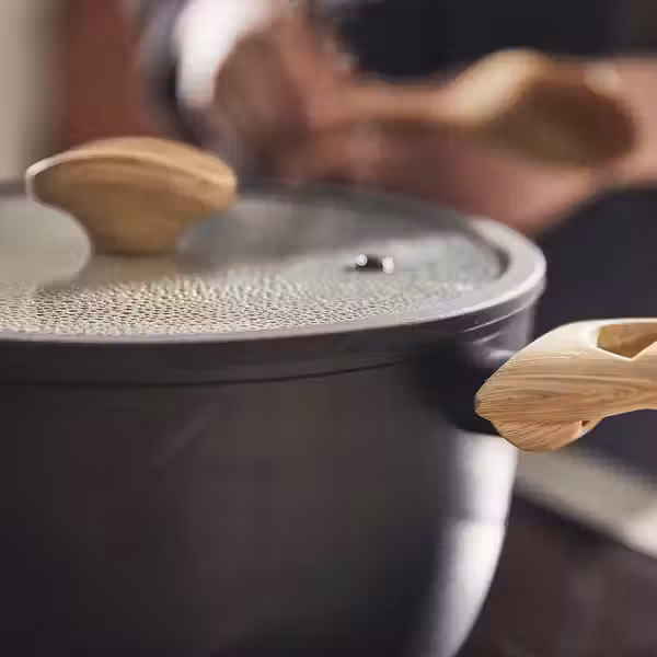 HUSKNUT Кастрюля с крышкой - антипригарное покрытие чёрный 4.7 л - фото 7