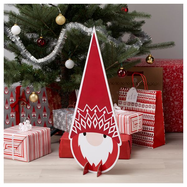 Украшение ВИНТЕР 2017, Санта Клаус (70 см) - схема-чертеж с размерами