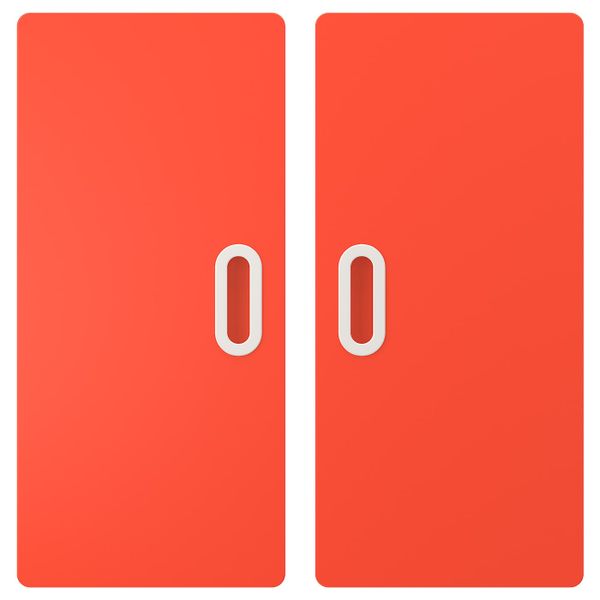 Дверь, красный 60x64 см 2 шт IKEA FRITIDS ФРИТИДС 703.867.96 - фото 1