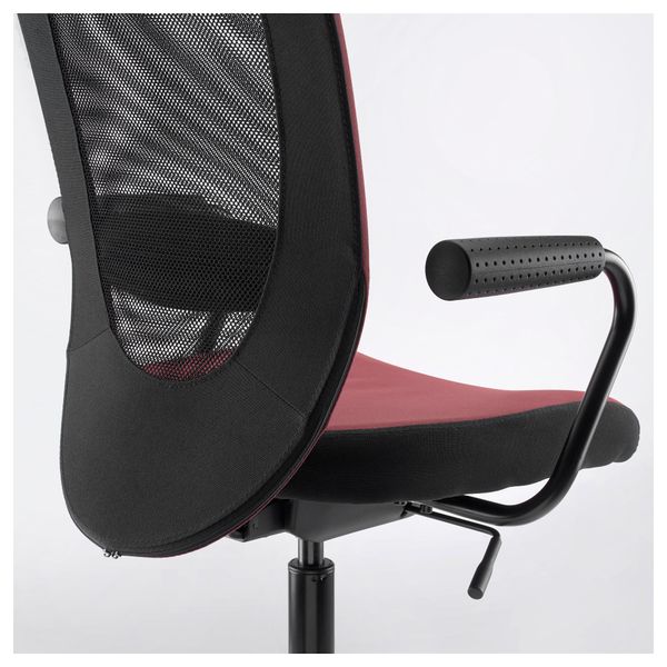 Вращающееся легкое кресло ФЛИНТАН / НОМИНЕЛЬ, темно-розовый - фото 3