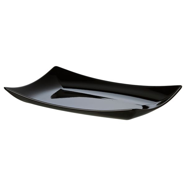 Тарелка десертная МИНДИГ, черный (25x17 см) - фото 1