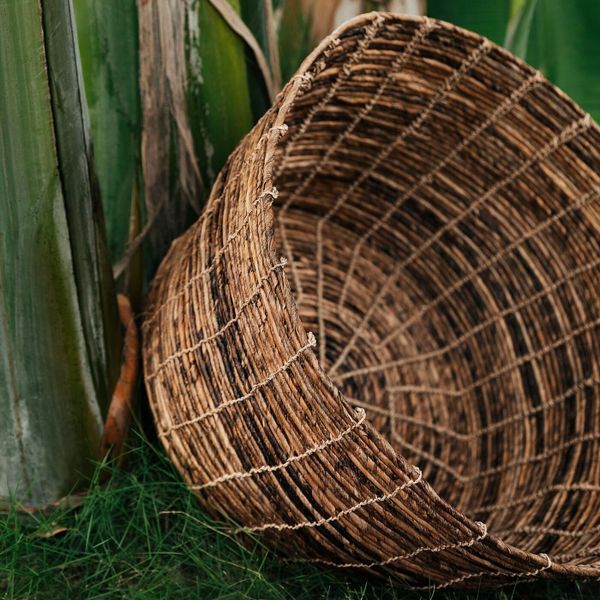 Корзина, волокно банана 50 см IKEA ТИЛЛЕВИПС 904.395.10 - схема-чертеж с размерами