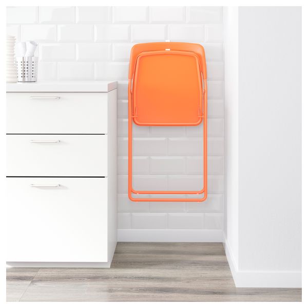 Стул складной НИССЕ, оранжевый - фото 4